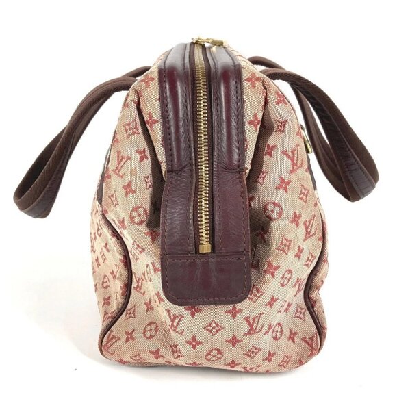 LOUIS VUITTON M92311 Monogram mini Josephine GM Hand Bag Canvas Slys Red - Picture 4 of 16
